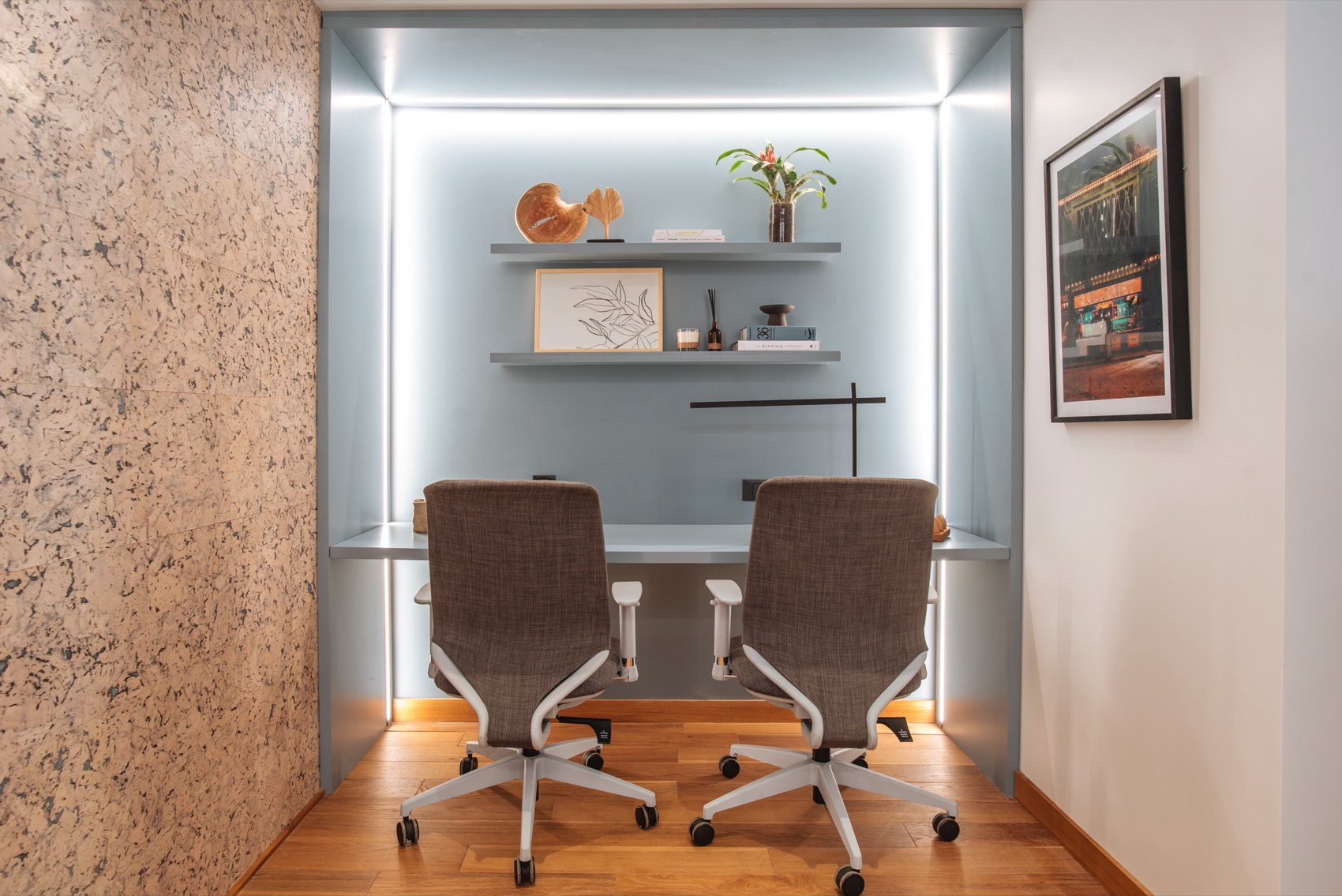 Casa FOA 2021 · Distrito Elcano — Cocina, comedor y home office